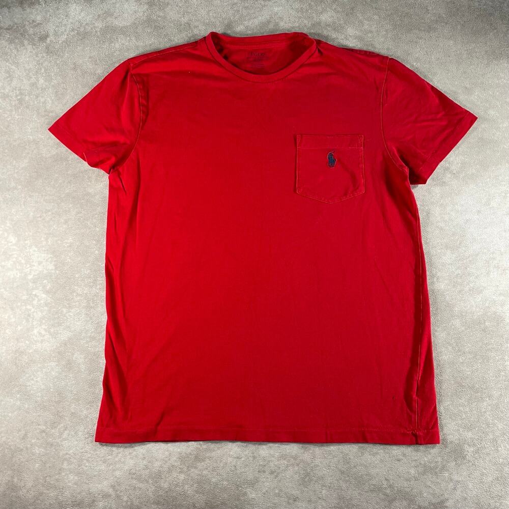 Polo Ralph Lauren Embroidered Logo Red Small T-shirt